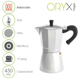 Cafetera Inducción Aluminio...
