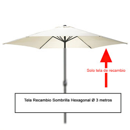 Tela Recambio Sombrilla...