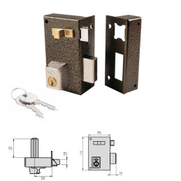 Cerradura Cvl 756A / 70 /...