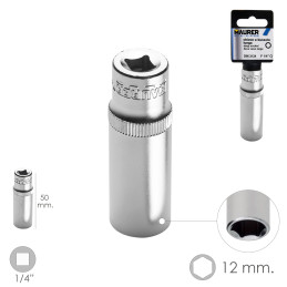 LLave Vaso Larga 1/4" / 12...