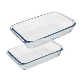 Set 2 Fuentes Horno Cristal...