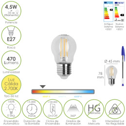 Bombilla Led Filamento...