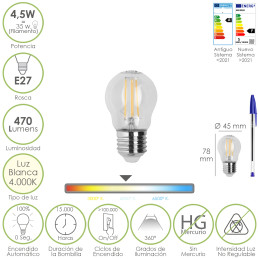 Bombilla Led Filamento...