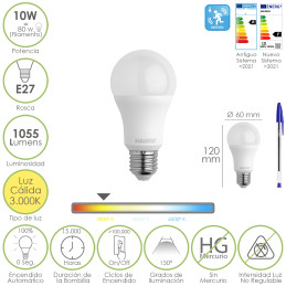 Bombilla Led Esfera Con...