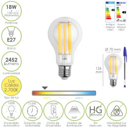 Bombilla Led Filamento...