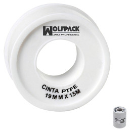 Cinta PTFE Wolfpack 19 mm....