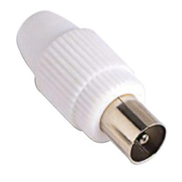 Conector TV Macho Recto 9,5...