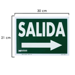 Cartel / Señal Fluorescente...