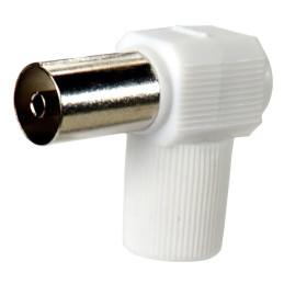 Conector Tv Hembra Acodado...
