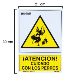 Cartel Cuidado Con Los...