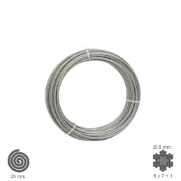 Cable Galvanizado    6 mm....