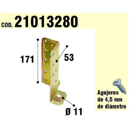 Soporte Para Madera Anclaje...
