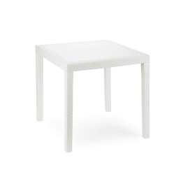 Mesa Resina Ratan Blanca...