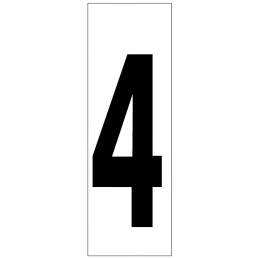 Numero Adhesivo 46x140 mm....